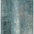 8' X 10' Teal Blue And Ivory Abstract Washable Indoor Outdoor Area Rug - Teal Blue, Ivory