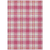 10' X 14' Blush Ivory And Copper Plaid Washable Indoor Outdoor Area Rug