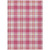 10' X 14' Blush Ivory And Copper Plaid Washable Indoor Outdoor Area Rug