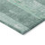 8' X 10' Pale Aqua And Teal Blue Striped Washable Indoor Outdoor Area Rug