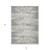8' X 10' Gray And Ivory Striped Washable Indoor Outdoor Area Rug - Gray, Ivory