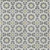 9' X 12' Gray Ivory And Gold Floral Medallion Washable Indoor Outdoor Area Rug