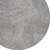 8' Gray Brown And Ivory Round Abstract Washable Indoor Outdoor Area Rug