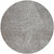 8' Gray Brown And Ivory Round Abstract Washable Indoor Outdoor Area Rug