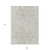 9' X 12' Beige Tan And Ivory Floral Washable Indoor Outdoor Area Rug