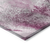 8' X 10' Pink Abstract Washable Non Skid Indoor Outdoor Area Rug