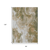 8' X 10' Brown And Ivory Abstract Washable Indoor Outdoor Area Rug