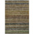 10' X 14' Brown And Gray Striped Washable Indoor Outdoor Area Rug