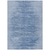 10' X 14' Denim Blue And Sky Blue Abstract Washable Indoor Outdoor Area Rug