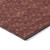 8' X 10' Burgundy Geometric Washable Non Skid Indoor Outdoor Area Rug