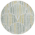 8' Sage Artichoke Green And Gold Round Abstract Washable Indoor Outdoor Area Rug