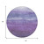 8' Purple And Lavender Round Abstract Washable Indoor Outdoor Area Rug - Purple, Lavender