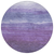 8' Purple And Lavender Round Abstract Washable Indoor Outdoor Area Rug