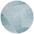 8' Teal Blue And Aqua Round Abstract Washable Indoor Outdoor Area Rug