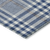 10' X 14' Navy Blue Ivory And Brown Plaid Washable Indoor Outdoor Area Rug