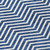 9' X 12' Blue And Ivory Chevron Washable Indoor Outdoor Area Rug