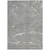 10' X 14' Gray Brown And Ivory Abstract Washable Indoor Outdoor Area Rug