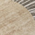 8' Chocolate Beige And Taupe Round Abstract Washable Indoor Outdoor Area Rug