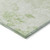 8' X 10' Green And Ivory Floral Washable Indoor Outdoor Area Rug