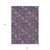 9' X 12' Plum Purple And Lavender Floral Washable Indoor Outdoor Area Rug
