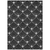 9' X 12' Black Gray And Ivory Geometric Washable Indoor Outdoor Area Rug