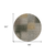8' Taupe Gray And Beige Round Abstract Washable Indoor Outdoor Area Rug