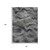 10' X 14' Gray And Silver Abstract Washable Indoor Outdoor Area Rug - Gray, Silver