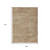 9' X 12' Beige And Taupe Aztec Washable Indoor Outdoor Area Rug