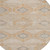 8' Copper And Gray Round Aztec Washable Indoor Outdoor Area Rug