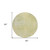 8' Round Gold Round Abstract Washable Non Skid Indoor Outdoor Area Rug