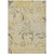 9' X 12' Gold Beige And Taupe Floral Washable Indoor Outdoor Area Rug