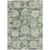 10' X 14' Artichoke Green And Olive Green Floral Washable Indoor Outdoor Area Rug - Artichoke Green, Olive Green