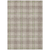 8' X 10' Beige Ivory And Green Plaid Washable Indoor Outdoor Area Rug