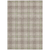8' X 10' Beige Ivory And Green Plaid Washable Indoor Outdoor Area Rug