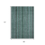9' X 12' Teal Blue Aqua And Gray Striped Washable Indoor Outdoor Area Rug