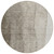 8' Taupe Brown And Ivory Round Ombre Washable Indoor Outdoor Area Rug
