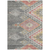 10' X 14' Gray And Terra Cotta Southwestern Washable Indoor Outdoor Area Rug