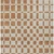 9' X 12' Terra Cotta And Beige Geometric Washable Indoor Outdoor Area Rug