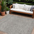10' X 14' Taupe And Gray Abstract Washable Indoor Outdoor Area Rug