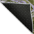 8' X 10' Olive Green Purple And Beige Abstract Washable Indoor Outdoor Area Rug