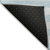 8' Round Sky Blue Round Striped Washable Non Skid Indoor Outdoor Area Rug