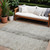 10' X 14' Taupe Beige And Gray Abstract Washable Indoor Outdoor Area Rug - 608219331498