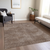 8' X 10' Brown Washable Indoor Outdoor Area Rug