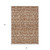 8' X 10' Terra Cotta And Beige Southwestern Washable Indoor Outdoor Area Rug - 608219254094