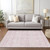 8' X 10' Pink And Ivory Southwestern Washable Indoor Outdoor Area Rug