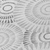 8' Gray And Dark Gray Round Geometric Washable Indoor Outdoor Area Rug
