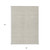 8' X 10' Beige And Ivory Floral Washable Indoor Outdoor Area Rug - Beige, Ivory