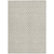 8' X 10' Beige And Ivory Floral Washable Indoor Outdoor Area Rug