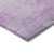 9' X 12' Lilac Lavender And Green Abstract Washable Indoor Outdoor Area Rug