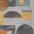 8' X 10' Gray Gold And Orange Geometric Washable Indoor Outdoor Area Rug